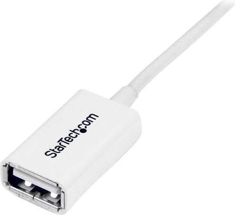 Kabllo zgjatues USB StarTech USBEXTPAA1MW, USB 2.0, 1m, e bardhë