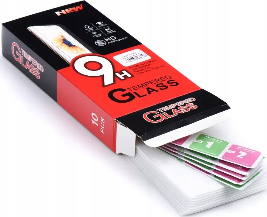 Set xham mbrojtës Tempered Glass për Xiaomi Redmi 12, 10 copë, transparencë e lartë