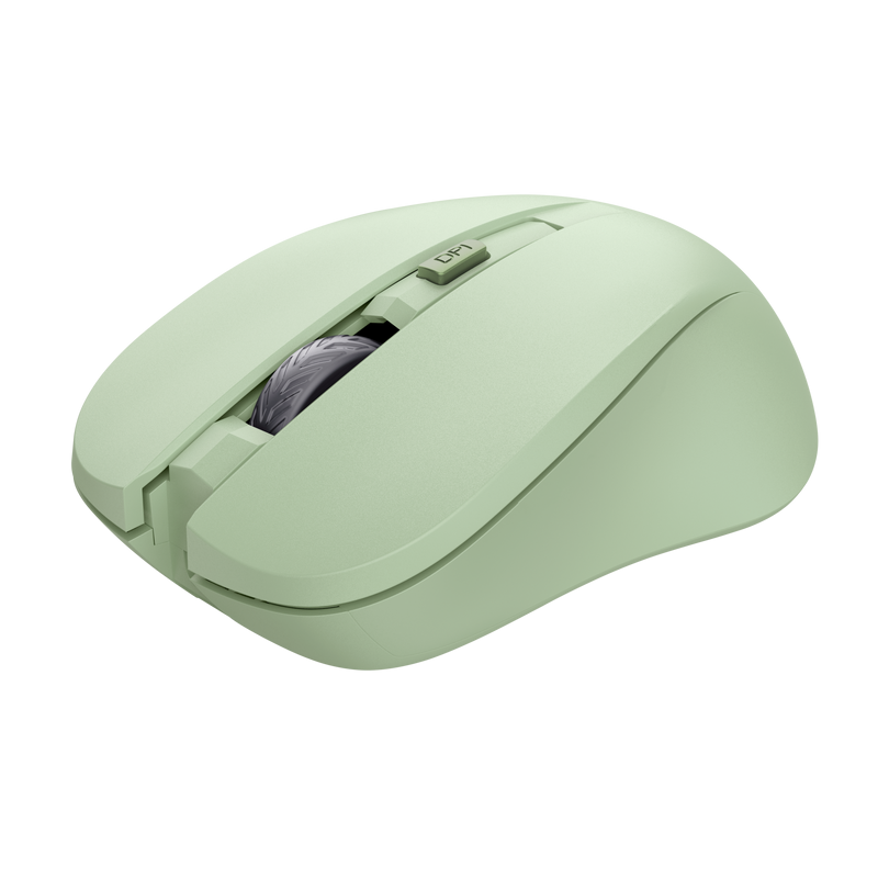 Mouse Trust Mydo Eco, wireless, 1800 DPI, i gjelbër