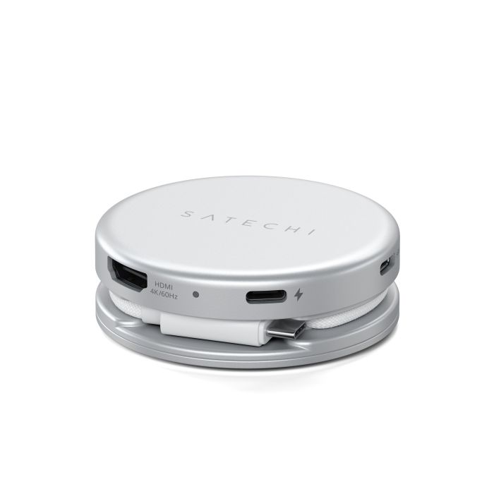 Satechi OntheGo 5-in-1 Multiport Adapter, Silver
