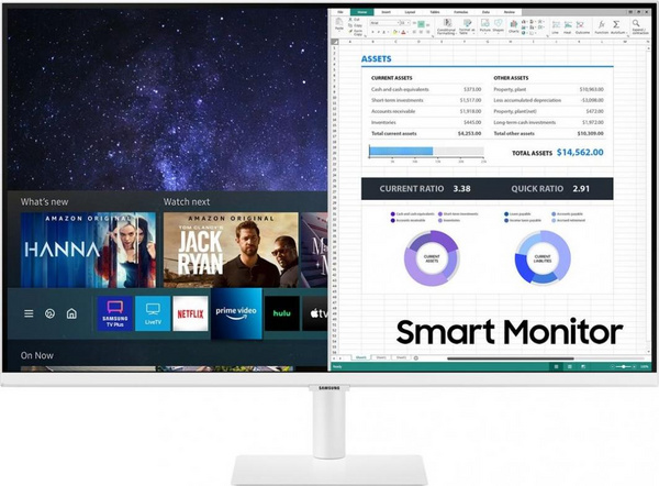 Monitor Samsung Smart M50A (LS32AM501NUXEN), 32", Full HD, i bardhë
