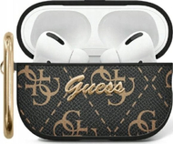 Mbulesë Guess GUAP2PG4GPK për AirPods Pro 2, motiv 4G, e zezë