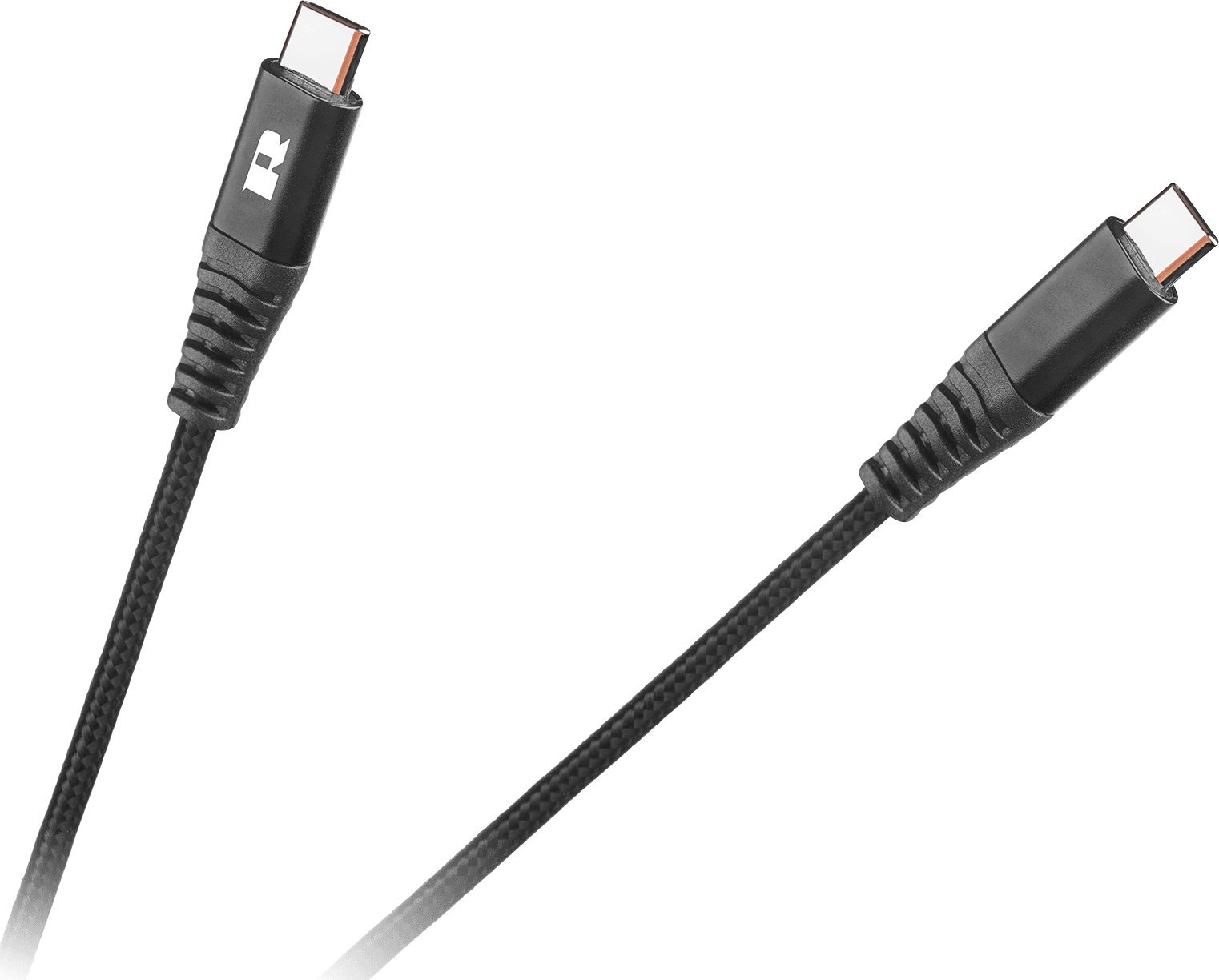 Kabllo USB C në USB C REBEL RB-6003-100-B, 1m, e zezë
