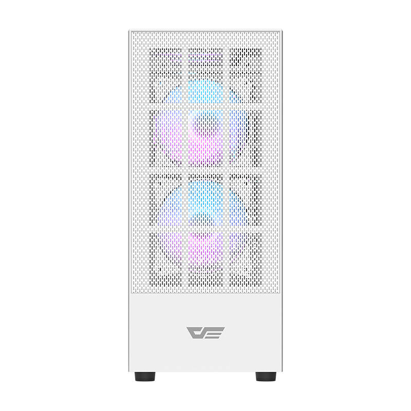 Kase kompjuteri Darkflash A290, ATX Mid Tower, 3 ventilatorë, e bardhë