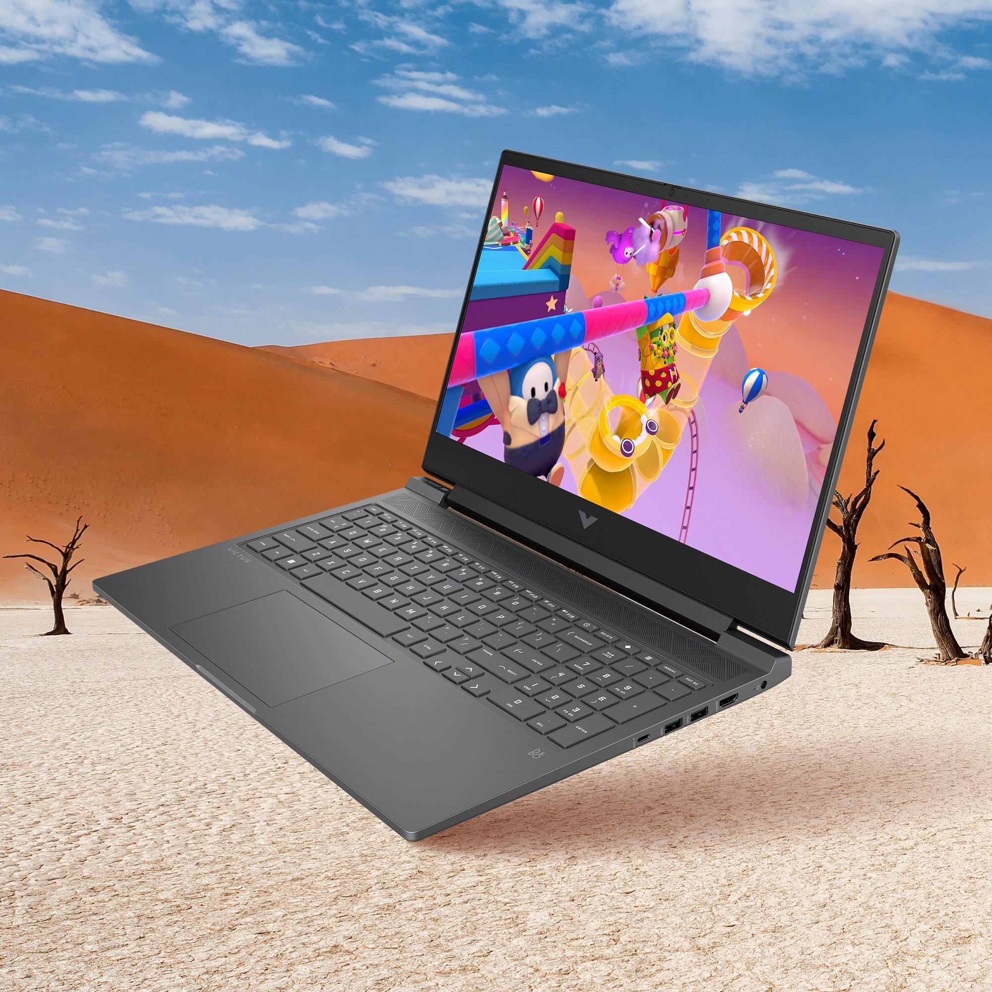 Laptop gaming HP Victus 16 s1722nw, Ryzen 7 8845HS, 16.1" FHD 165Hz, 16GB RAM, 512GB SSD, RTX 4070, gri