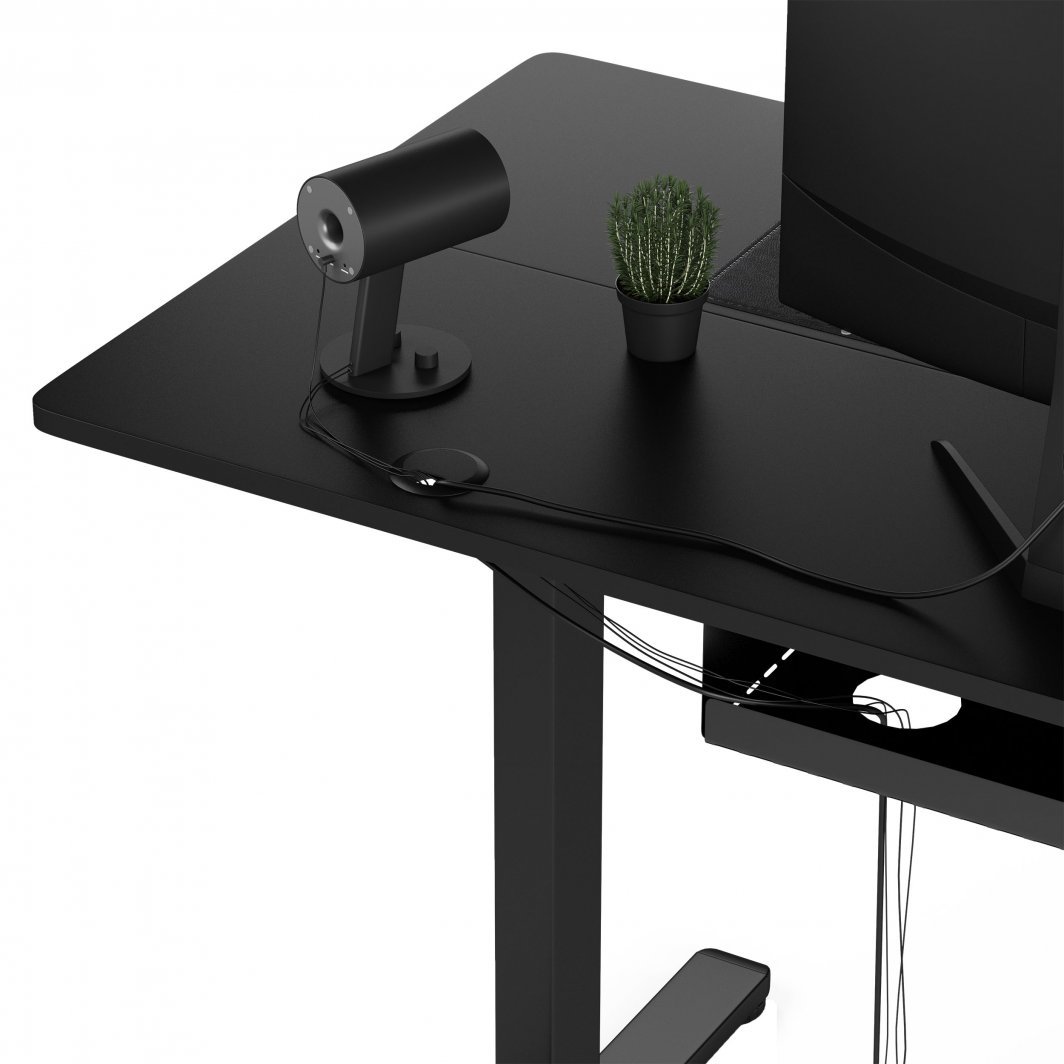 Tavolinë elektrike SENSE7 Nojo, 120cm x 60cm, e zezë