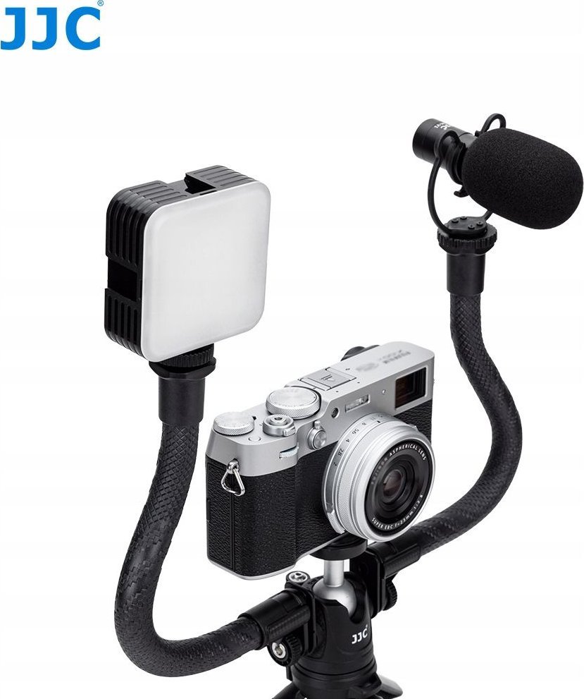 Krah fleksibël për tripod JJC FXB K2, me cold shoe, me adapter qëndrimi, i zi