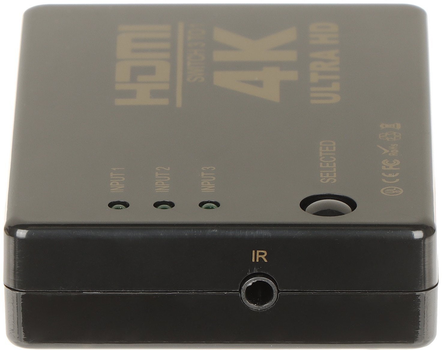 Ndërrues HDMI Unitek HDMI SW 3/1 IR 4K, 3 porta, 4K, i zi