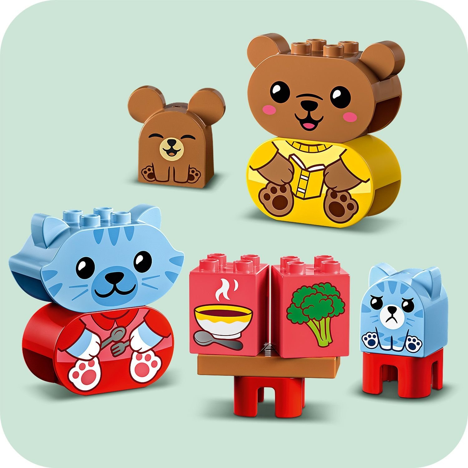 Lodër konstruktore LEGO Duplo Everyday Activities 10414, set edukativ, për fëmijë 18 muaj+