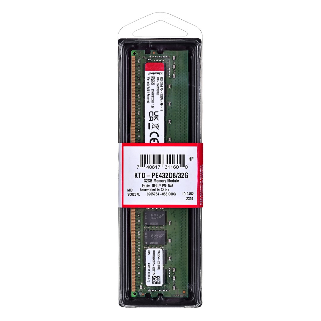 Memorie server Kingston KTD-PE432D8/32G, 32GB DDR4, 3200MT/s, ECC