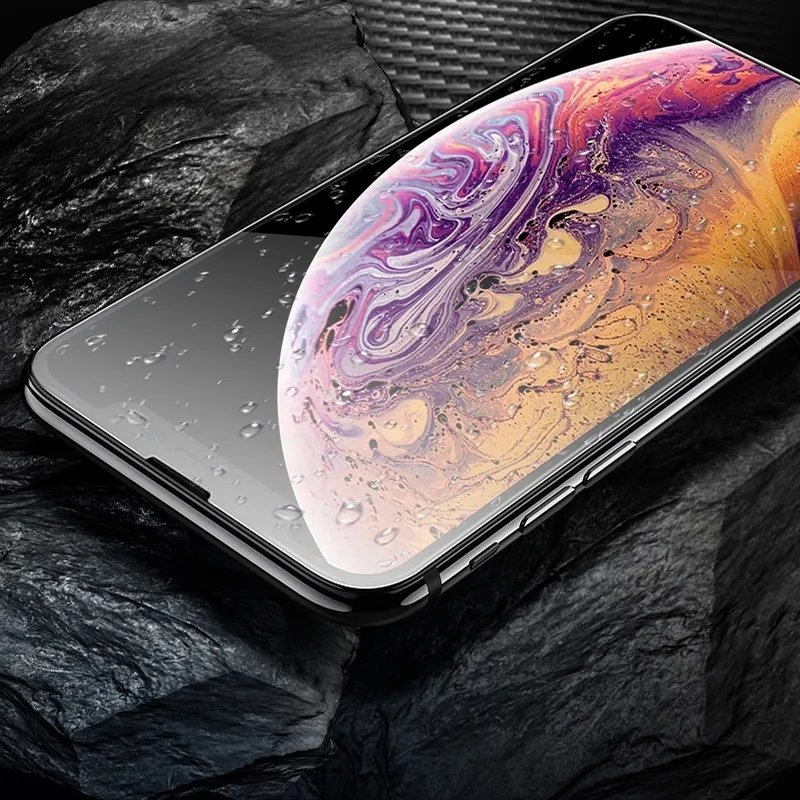Xham mbrojtës Hoco G14 Guardian Shield, iPhone X XS 11 Pro, paketim 10 copë, i zi