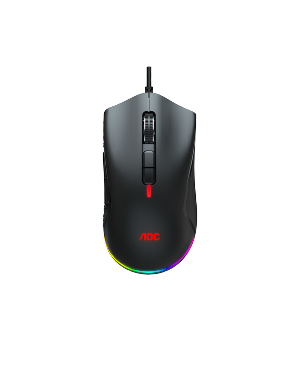 Maus gaming AOC GM530, 16000 DPI, 7 butona, RGB