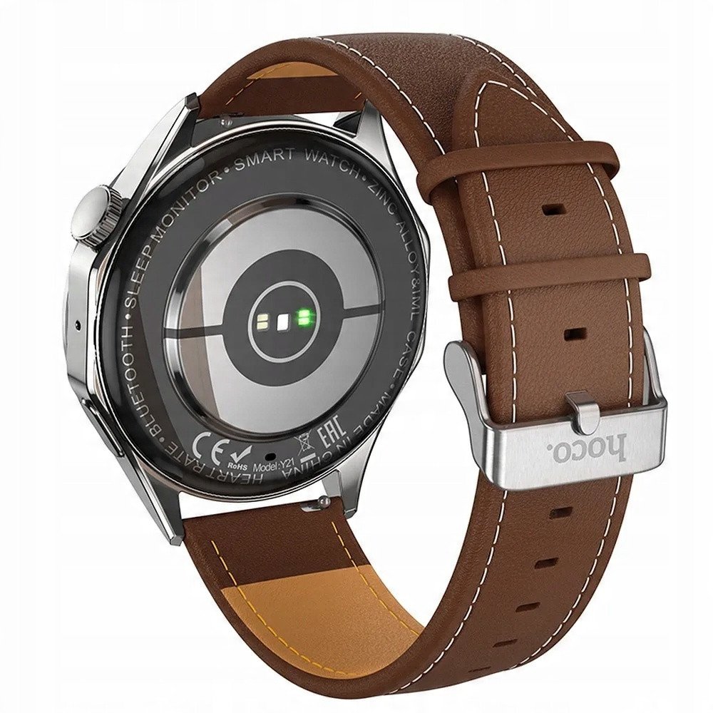 Ora inteligjente Hoco Y21, ekran 1.43" AMOLED, Bluetooth, e zezë