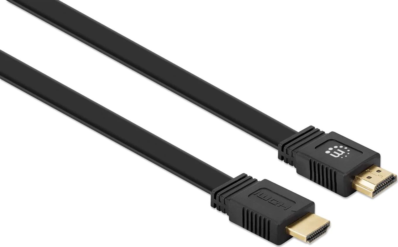 Kabllo HDMI Manhattan 355643, 10m, 4K, i zi
