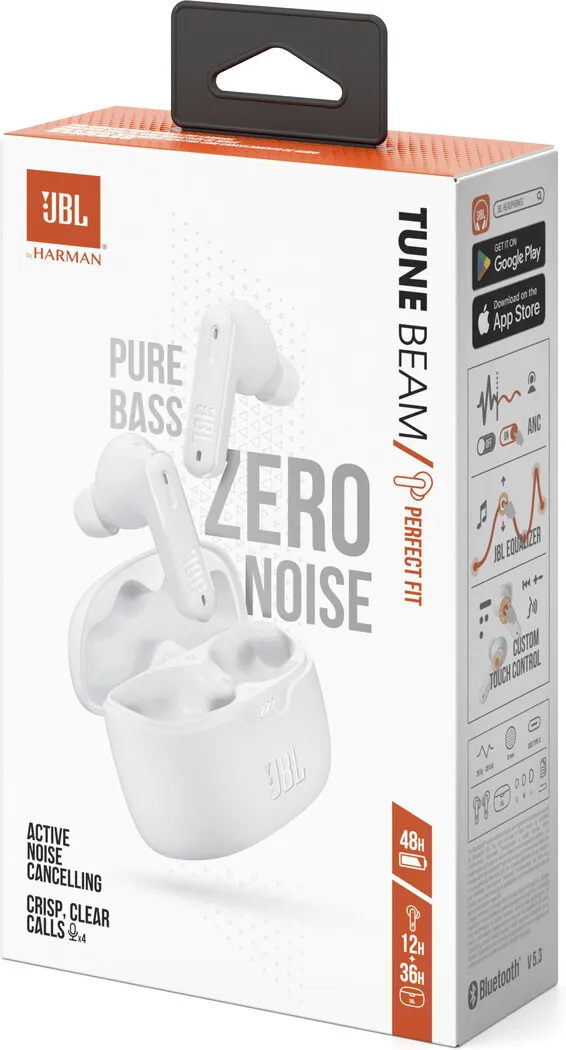 Dëgjuese JBL Tune Beam, të bardha