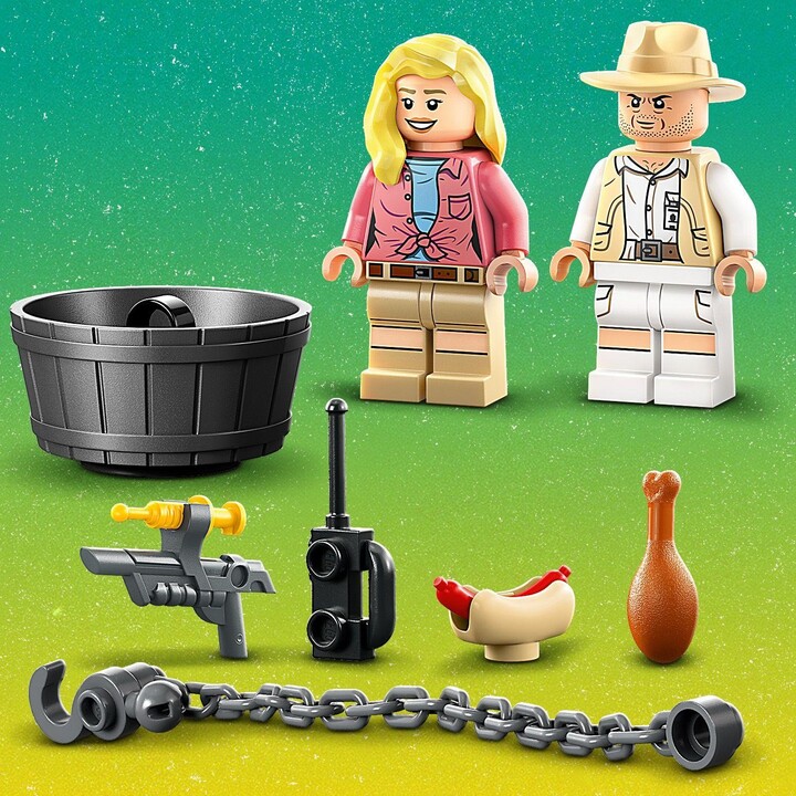 Set LEGO® Jurassic World™ 76957 Velociraptor Escape, 137 pjesë