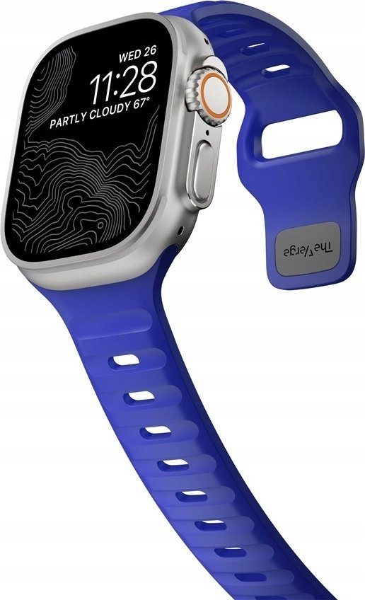 Rrip sportiv Nomad Sport Strap M/L the Verge, për Apple Watch 49/45/44/42mm, i zi