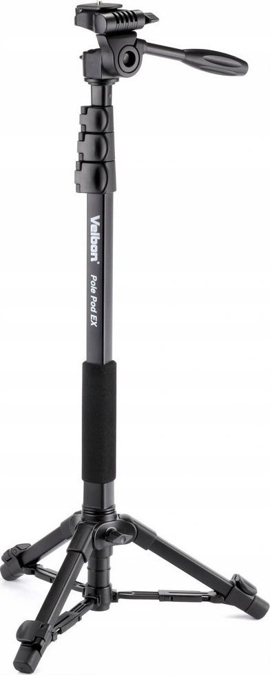 Monopod Velbon Pole Pod EX, alumin, lartësi 187 cm, i zi