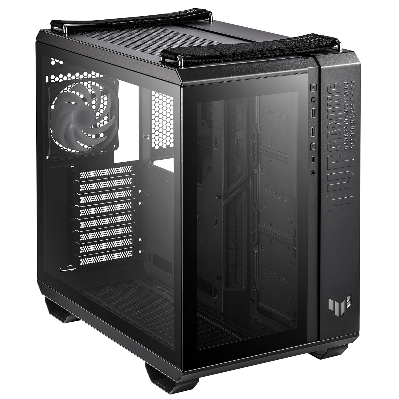 Kasë Asus TUF Gaming GT502 PLUS TG ARGB, e zezë, Midi Tower 4