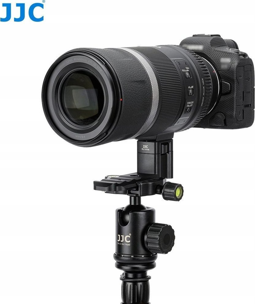 Këmbë mbajtëse objektivi JJC RLF RF86, për adapter lente, e zezë