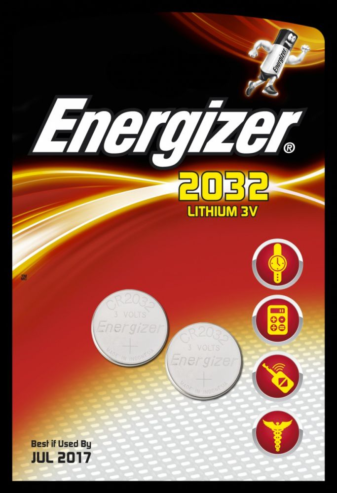 Bateri Energizer CR2032, 2 copë