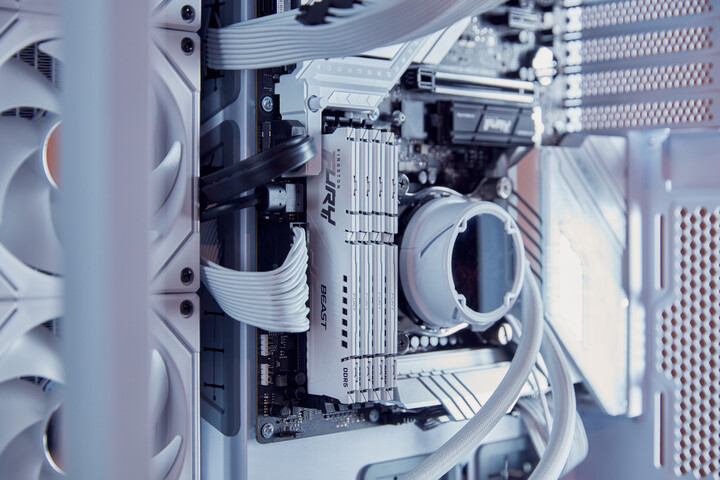 Module të memories Kingston Fury Beast White 64GB (2x32GB) DDR5 6000 CL40