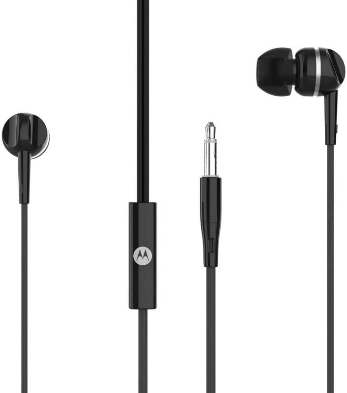 Слушалки во уво Motorola Pace 105, 3.5mm, со микрофон, црни