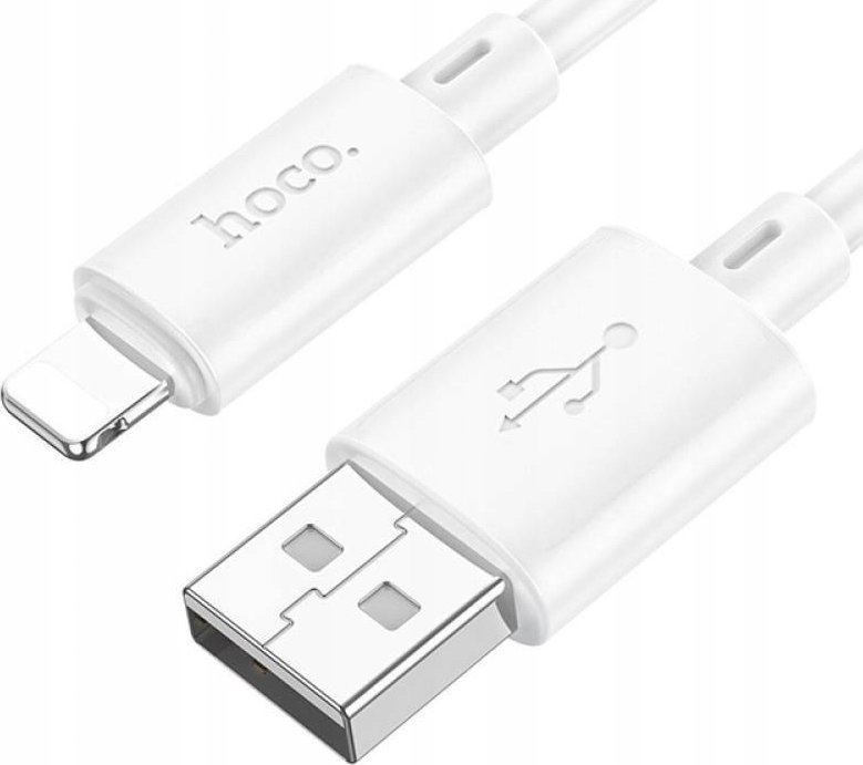 Kabllo USB Hoco X88, Lightning 8 pin, 1m, 2.4A, e bardhë