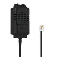 Sensor temperature dhe lagështie Sonoff THS01, RJ11, 50cm, i zi