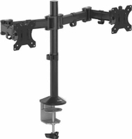 Двоен држач за монитор Fellowes Reflex, до 27\", 8kg, црн