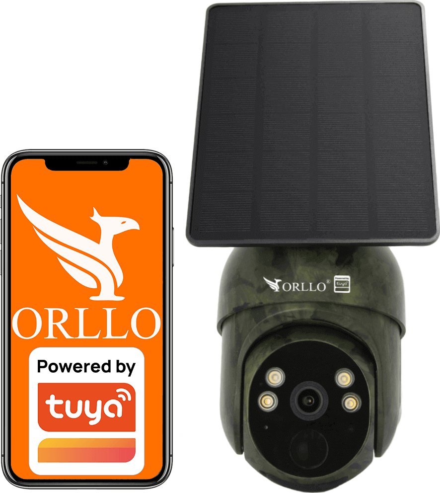 Kamerë IP ORLLO TZ1 Camo, 4G LTE, panel diellor, rezolucion i lartë