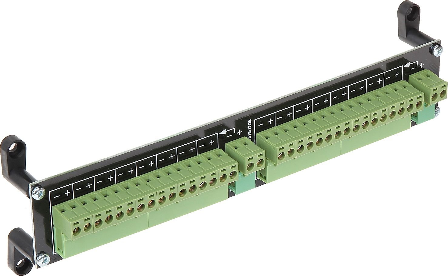 Shirit shpërndarës energjie Lanberg LZ-16/R, për rack 19", pasiv, i zi