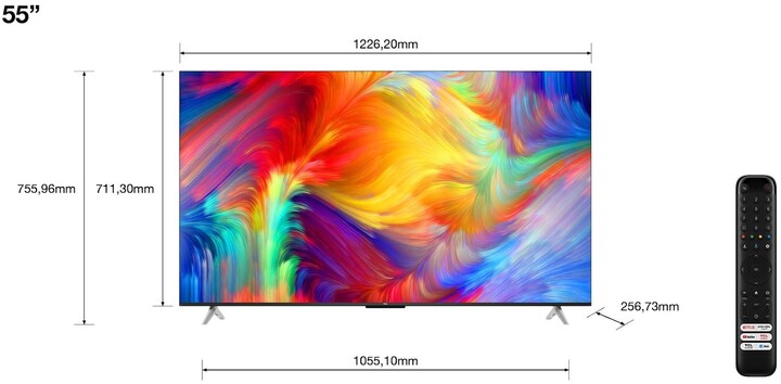 Televizor TCL 55P638 - 55" (139cm), 4K UHD, i zi
