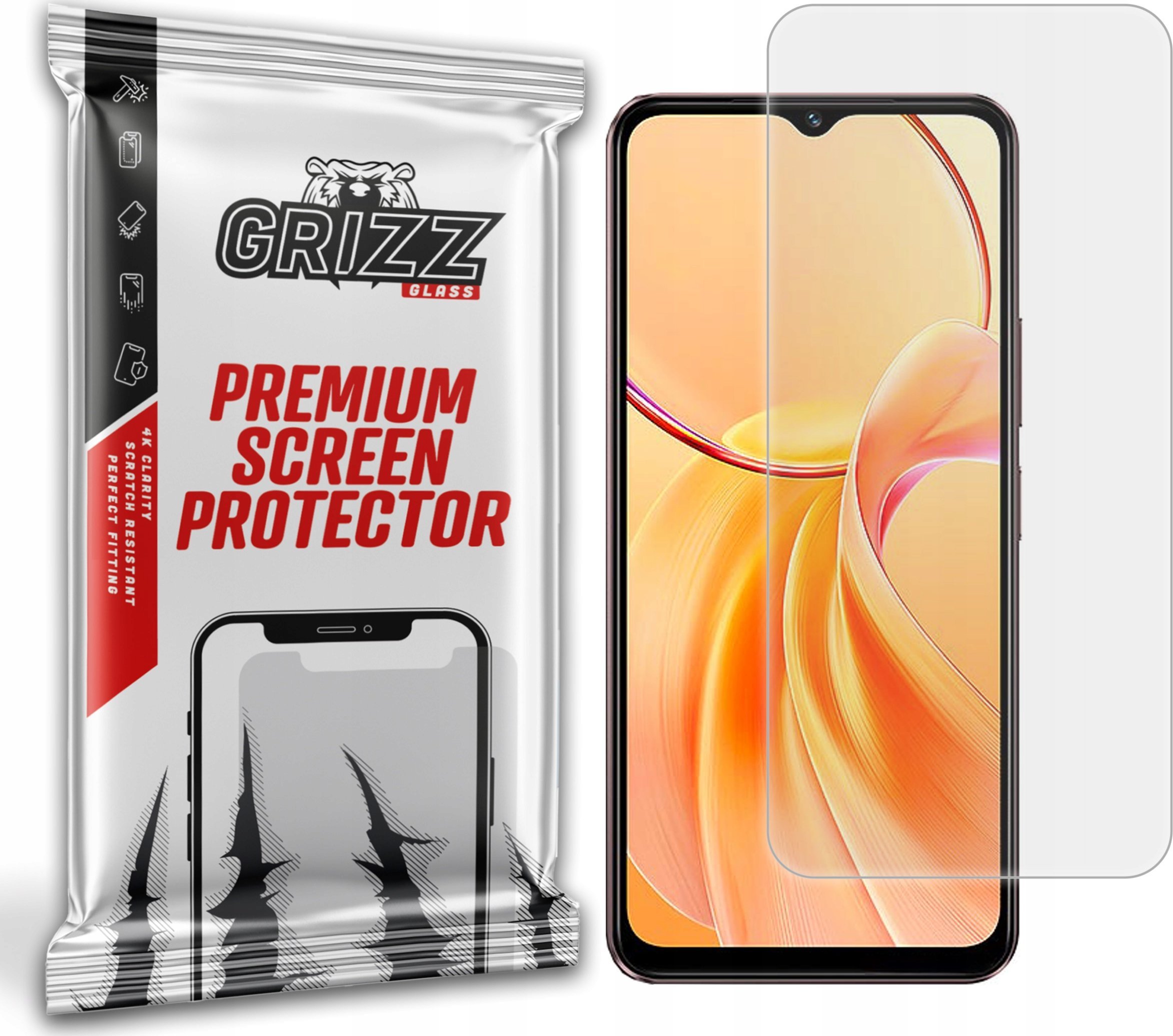 Film mbrojtës Grizz PaperScreen për Vivo Y28S, anti-fingerprint, matte, transparent