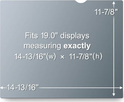 Filtër privatësie 3M PF, 19", për monitor