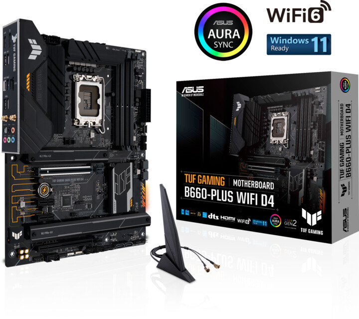 Pllakë amë ASUS TUF GAMING B660-PLUS WIFI D4 (DDR4) - Intel B660