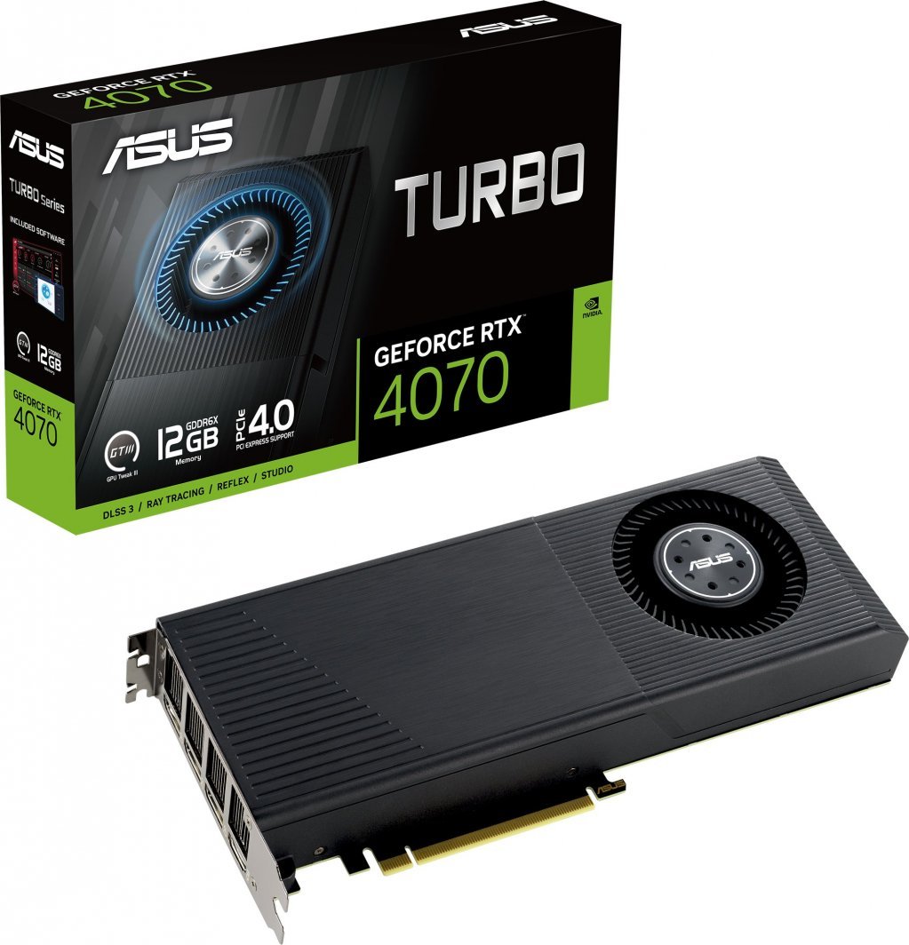 Kartelë grafike Asus Turbo GeForce RTX 4070 12GB GDDR6X