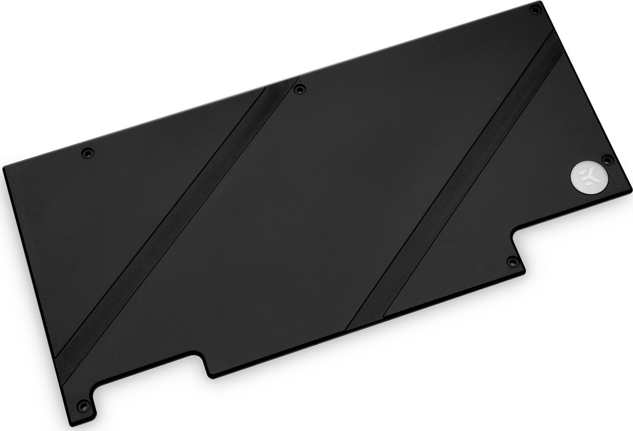Backplate GPU EK Water Blocks EK Classic Strix, për RTX 3070 3080 3090, alumini, i zi