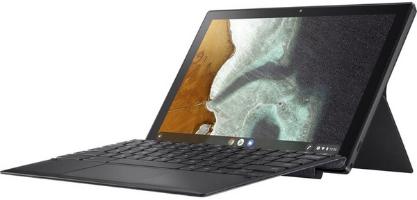 [OUTLET] Laptop ASUS Chromebook Detachable CM3 (CM3000), 10.5", MediaTek Kompanio 500, 4GB RAM, 128GB eMMC, ARM Mali-G72 MP3, i hirtë