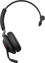 Kufje mono Jabra Evolve2 65 USB A MS, me mikrofon, të zeza