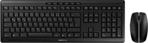 Set tastierë dhe mi CHERRY Stream Desktop Recharge, wireless RF, QWERTY anglisht, i zi