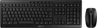 Set tastierë dhe mi CHERRY Stream Desktop Recharge, wireless RF, QWERTY anglisht, i zi