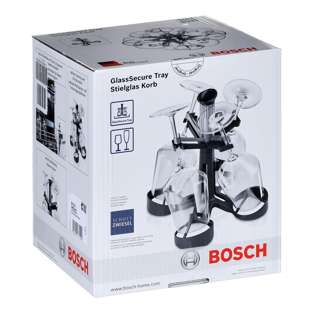 Mbajtëse gotash për lavastovilje Bosch SMZ5300, palosëse, për 4 gota, gri