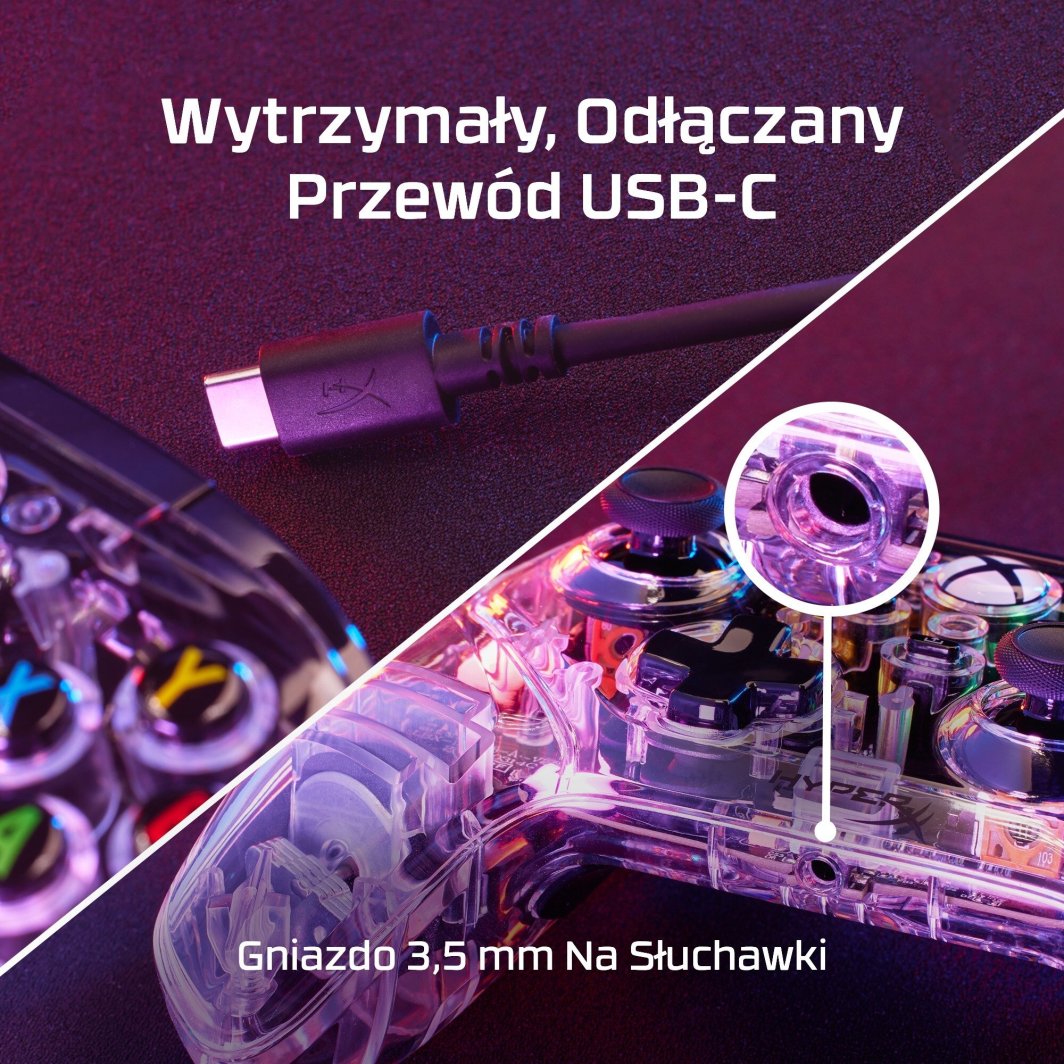 Kontroller HP HyperX Clutch Gladiate, me kabllo, i zi