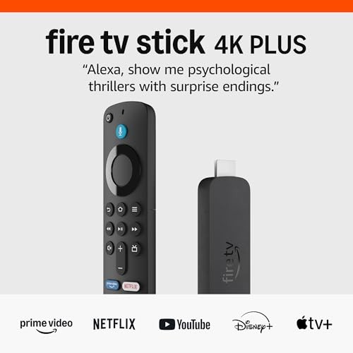 Pajisje streaming Amazon Fire TV Stick 4K Plus, Wi-Fi 6, 8GB, i zi
