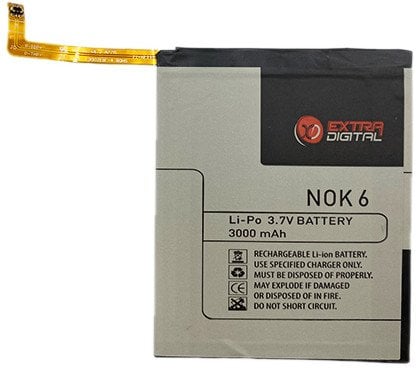 Bateri telefoni Extra Digital Nokia 6, 3000mAh, Li polymer