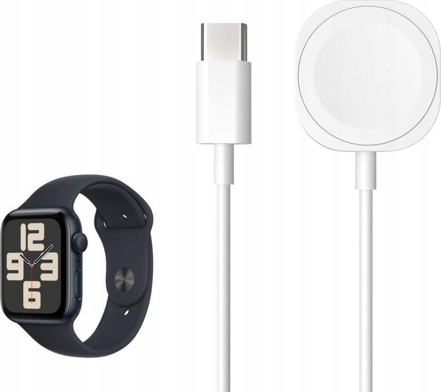 Kabllo karikimi FIXED USB C për Apple Watch, 1m, 2.5W, e bardhë