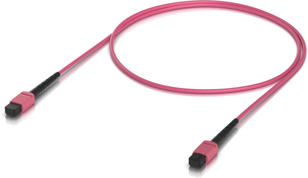 Kabllo fibër optike Ubiquiti UACC-OFC-MA-MPMP-1M-10, OM4, 1m, rozë