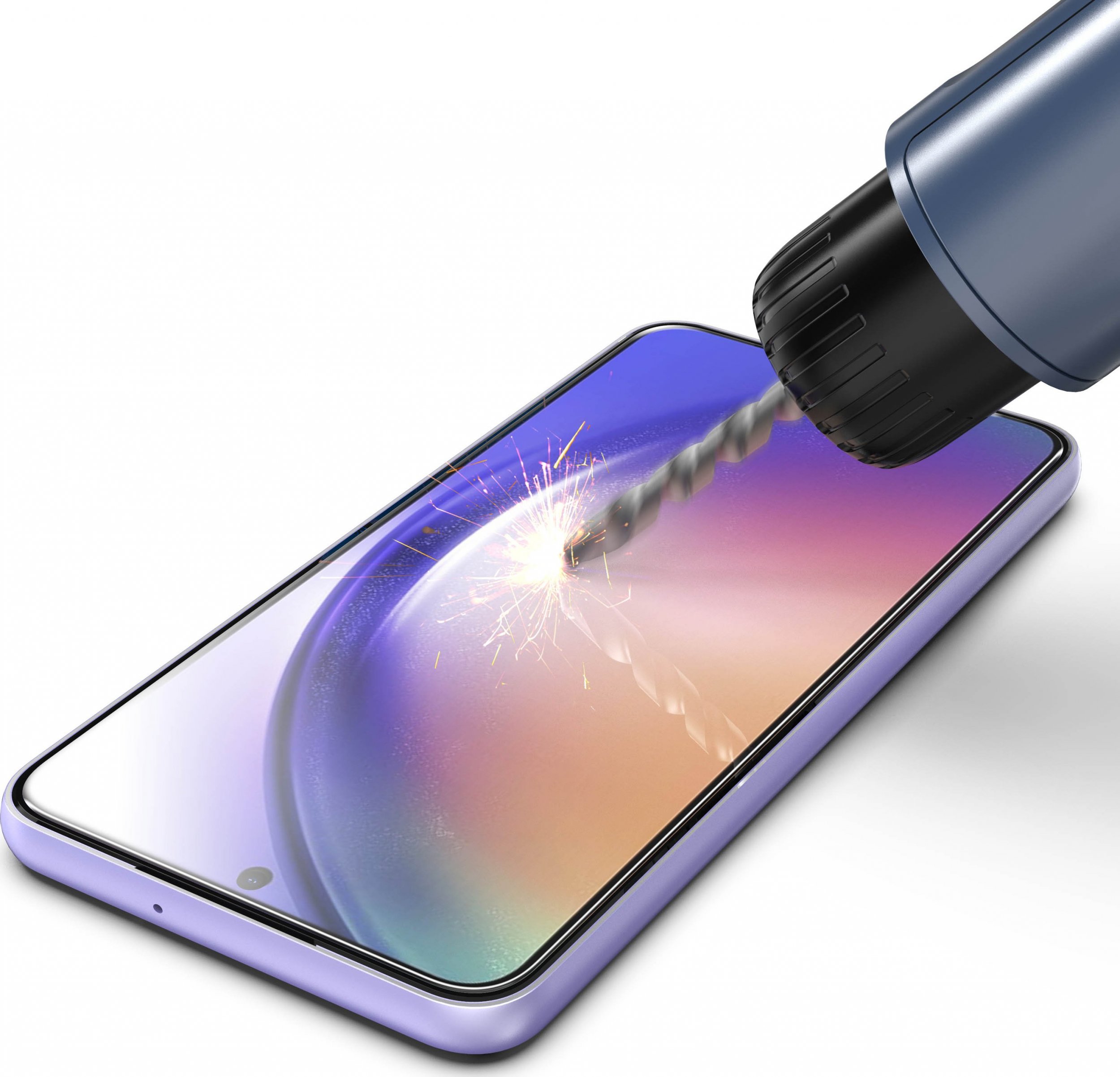 Mbrojtëse ekrani Mobile Origin për Samsung Galaxy A54 5G, xham i temperuar 9H, me aplikator, transparente