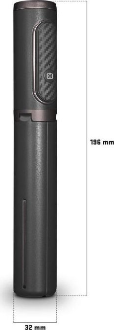 Tripod për telefon YENKEE YSM 300, me kapëse të rregullueshme, i zi